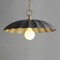 Maxim Lighting Primrose 1-Light Pendant, Dark Grey/Gold Leaf 18055DGGL - alternate 2